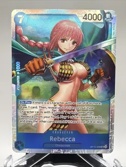 One Piece CG Rebecca OP10-058 Royal Blood Super Rare! - Image 2