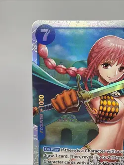 One Piece CG Rebecca OP10-058 Royal Blood Super Rare! - Image 3