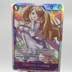 • Charlotte Pudding • OP11-070 SR A Fist of Divine Speed Holo One Piece TCG NM - Image 2