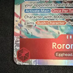 Bandai One Piece TCG Roronoa Zoro Character EB04-007 SR Holo English 9000 - Image 5