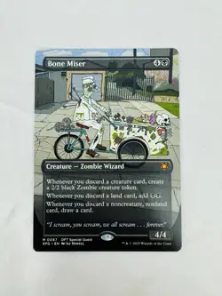 MTG Bone Miser 0087 (Borderless) (Aetherdrift) Special Guests Regular Finish - Image 1