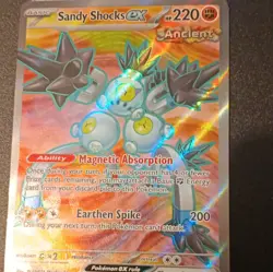 The Pokemon Company Sandy Shocks ex 228/182 Paradox Rift Ultra Rare Holo EN - Image 1