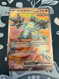 Pokemon TCG Sandy Shocks EX Paradox Rift 228/182 Holo Ultra Rare - Near Mint - Image 1
