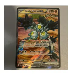Pokemon Sandy Shocks ex 228/182 SV04 Paradox Rift Ultra Rare Full Art Holo - Image 1