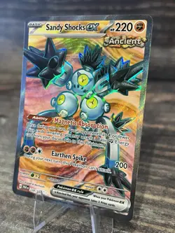 Pokemon TCG Sandy Shocks ex 228/182 SV04 Paradox Rift Holo Ancient Ultra Rare - Image 3