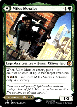 NM/M - Miles Morales /Ultimate Spider-Man M 108 - MTG Marvel's Spider-Man - Image 1