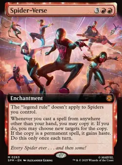 x1 Spider-Verse - Foil - Extended Art M MTG Marvel's Spider-Man M/NM, English - Image 1