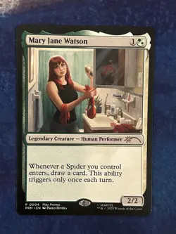 MTG Mary Jane Watson Marvel Play Promo #4 - Spider-Man - NM - Image 1