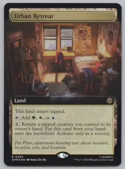 MTG - FOIL Urban Retreat (Extended Art) - Marvel's Spider-Man (SPM) -F670 - Image 1