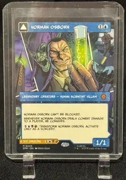 Marvel Spider Man MTG Norman Osborn (Borderless) #0220 - Image 1