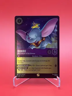 Dumbo Ninth Wonder of the Universe 45/204 Fabled Cold Foil Disney Lorcana - Image 1