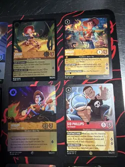 Lot Of Lorcana Disney Cards Lorcana TCG All Pack Fresh Near Mint See Pics - Image 2