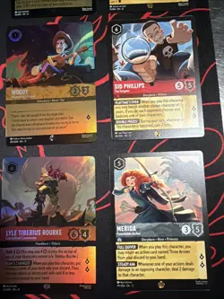 Lot Of Lorcana Disney Cards Lorcana TCG All Pack Fresh Near Mint See Pics - Image 5