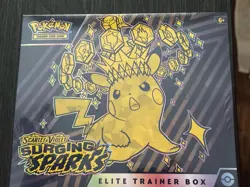 Pokemon TCG Scarlet & Violet Surging Sparks Elite Trainer Box ETB Sealed - Image 1