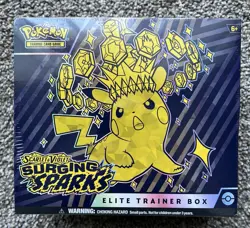 Pokemon TCG Scarlet & Violet Surging Sparks Elite Trainer Box ETB (SEALED) - Image 1