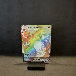 Pokemon Charizard VMAX Rainbow Champion's Path 074/073 Holo Secret Rare NM - Image 1