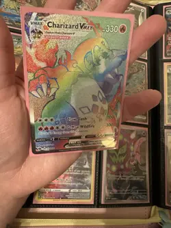 Charizard VMAX NM 074/073 Rainbow Secret Rare Champions Path Pokemon TCG - Image 2