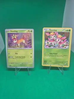 Deerling 8/124 And Deerling 016/162 Pokemon Card Lot B4 - Image 1