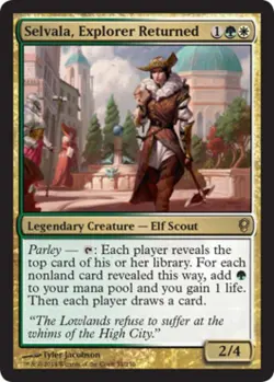 Selvala, Explorer Returned -Foil Near Mint MTG Conspiracy - Image 1