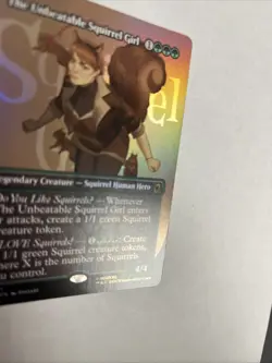 The Unbeatable Squirrel Girl Borderless Foil Superheroes Card #0371 MTG LP - Image 2