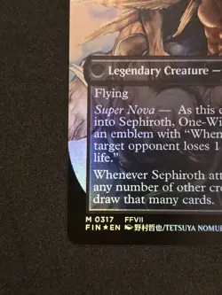 Sephiroth, Fabled SOLDIER (0317) (Borderless) Final Fantasy Foil - Image 4