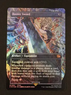 Buster Sword (Borderless) Final Fantasy Foil - Image 1