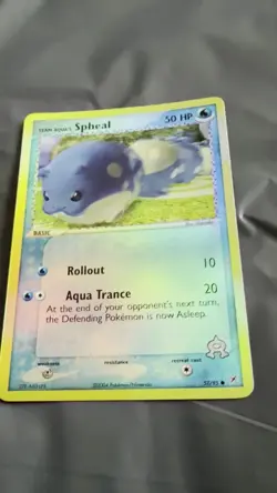 Pokemon TCG Team Aqua's Spheal 57/95 EX Team Magma Vs Team Aqua Reverse Holo - Image 2