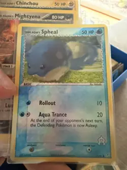 Pokemon TCG Team Aqua's Spheal 57/95 EX Team Magma Vs Team Aqua Reverse Holo - Image 3