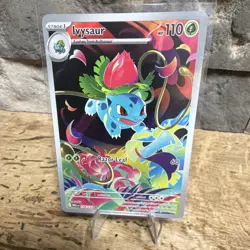 Pokemon Co. Evolutions Ivysaur 134/132 Illustration Rare Holo 110HP Razor Leaf - Image 1