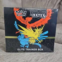 Pokemon TCG Hidden Fates Elite Trainer Box Sealed English 2019 - Image 1