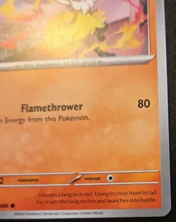 Braixen 012/086 Common Mega Evolution: Chaos Rising Pokemon TCG - Image 5