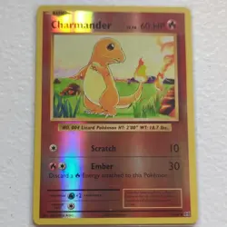 Pokemon TCG Charmander Evolutions Common Reverse Holo 9/108 EN 2016 - Image 1