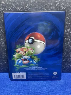 Pokemon Card Album 1999 Wizards of the Coast 4-Pocket Binder With Cards 742818083201 - Image 3