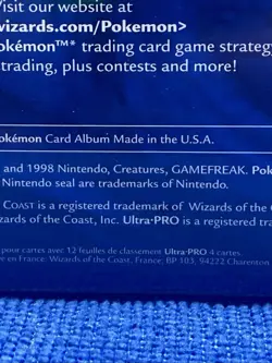 Pokemon Card Album 1999 Wizards of the Coast 4-Pocket Binder With Cards 742818083201 - Image 5