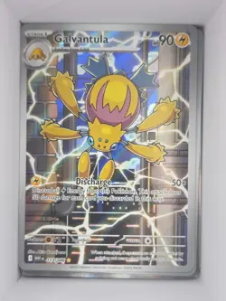 Pokemon TCG Galvantula 117/086 Full Art Holo White Flare Near Mint - Image 1