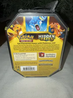 Pokemon TCG Hidden Fates Gyarados GX Tin NEW & Factory Sealed - Image 2
