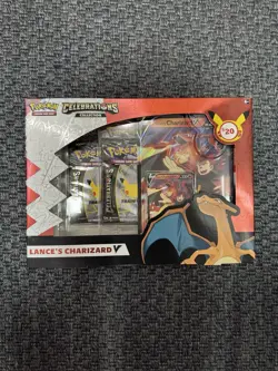 Pokemon TCG: Celebrations Collection Box Lance's Charizard V (2021) 820650101625 - Image 1