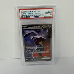 Pokemon Mega Evolution Ascended Heroes Team Rockets Mewtwo ex 281 PSA 10 - Image 3