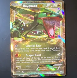 Pokemon TCG Rayquaza EX 85/124 Dragons Exalted Holo UR English 170 HP 2012 - Image 1