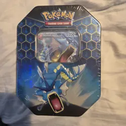 Pokemon Hidden Fates Gyarados-GX Tin - 2019 ORIGINAL RELEASE - Factory Sealed - Image 1