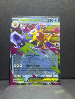 Mega Starmie ex 021/088 ME03 Perfect Order Holo Double Rare Pokemon NM-MT - Image 1
