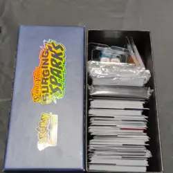 Pokemon TCG Surging Sparks Bulk Sorted By Type 261 Cards With Etb Bonus's - Image 2