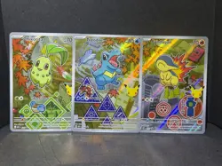 Pokemon First Partner Series 2 Complete Johto Gen 2 Set 046,047,48 Promos NM - Image 1