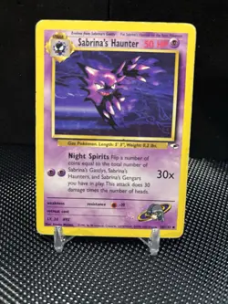 Pokemon TCG Gym Challenge Sabrina's Haunter 58/132 2000 Unlimited Uncommon - Image 1