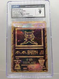 Ancient Mew CGC 9 Mint — Pokemon The Movie 2000Vintage Promo Holo - Image 1