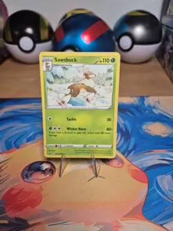 Pokemon Card Chilling Reign Sawsbuck - 012/198 - Rare Pack - Image 1