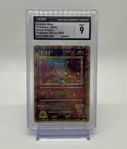 Ancient Mew Movie Promo Pokemon Movie 2000 CGC 9 SWIRLS - Image 1