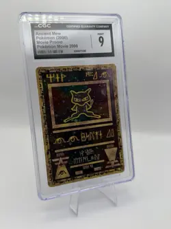 CGC MINT 9 Pokemon TCG Ancient Mew Movie Promo Pokemon Movie 2000 Holo - Image 1