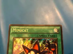 YUGIOH Secret Rare Mimicat DRL2-EN027 1st Edition PLAYED - Image 3
