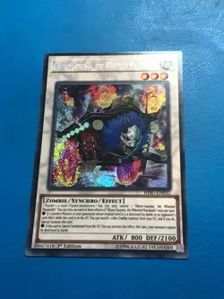 YUGIOH Secret Rare Oboro-Guruma, The Wheeled Mayakashi HISU-EN032 1st Edition - Image 1